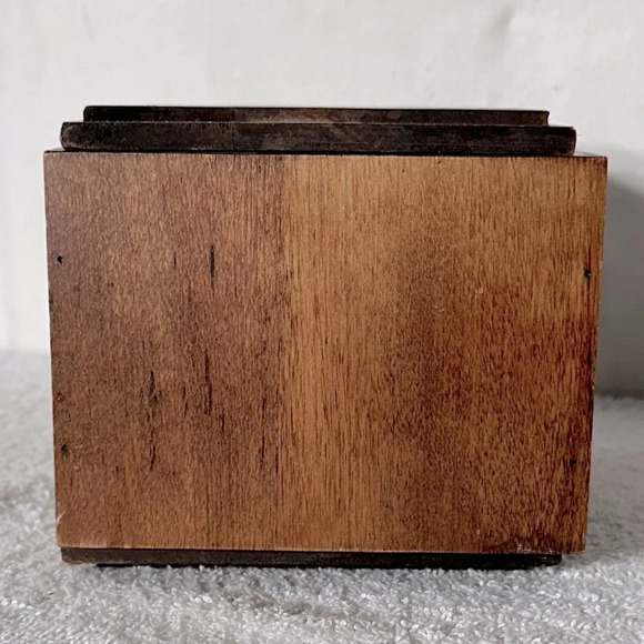 Vintage Wood Small Tea Canister - Picture 6 of 9